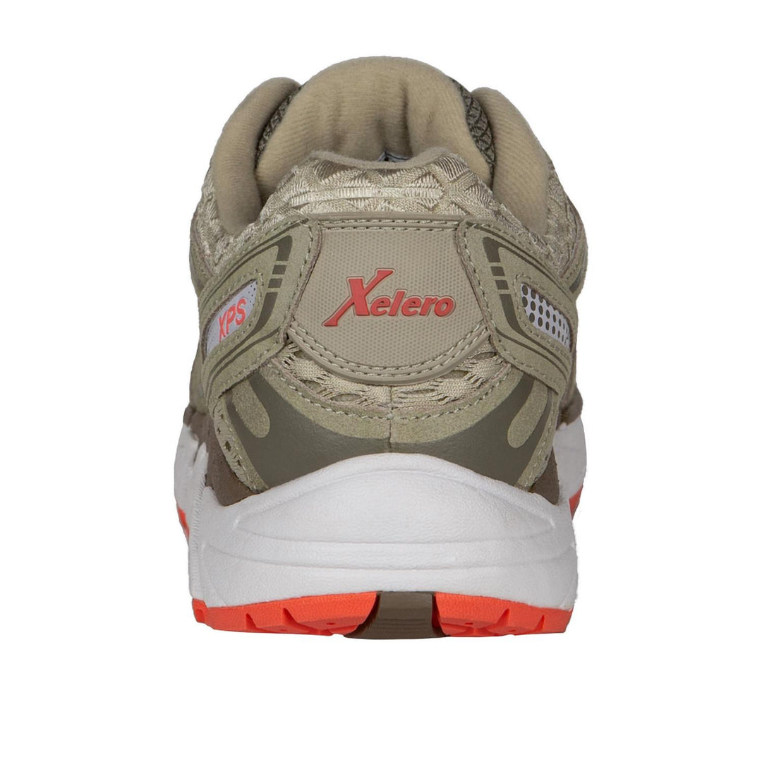 women's genesis xps mesh walking shoes in grey/salmon
