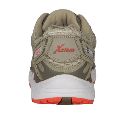 women's genesis xps mesh walking shoes in grey/salmon