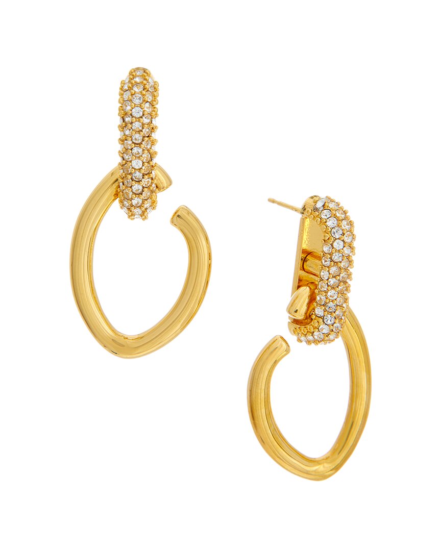 o & strass earrings