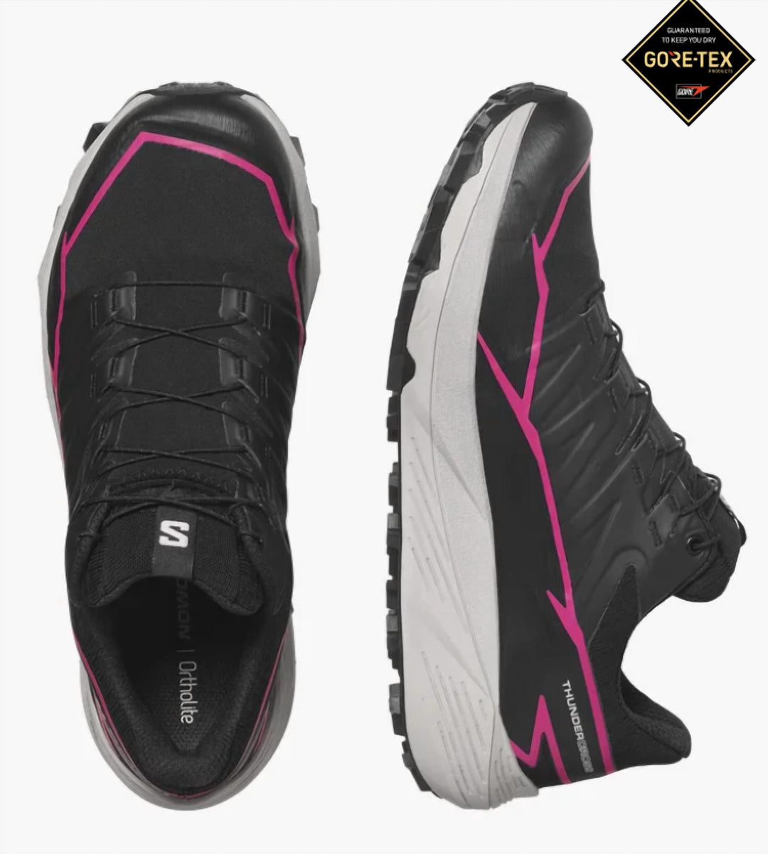 women's thundercross gtx trail hiking shoes in black