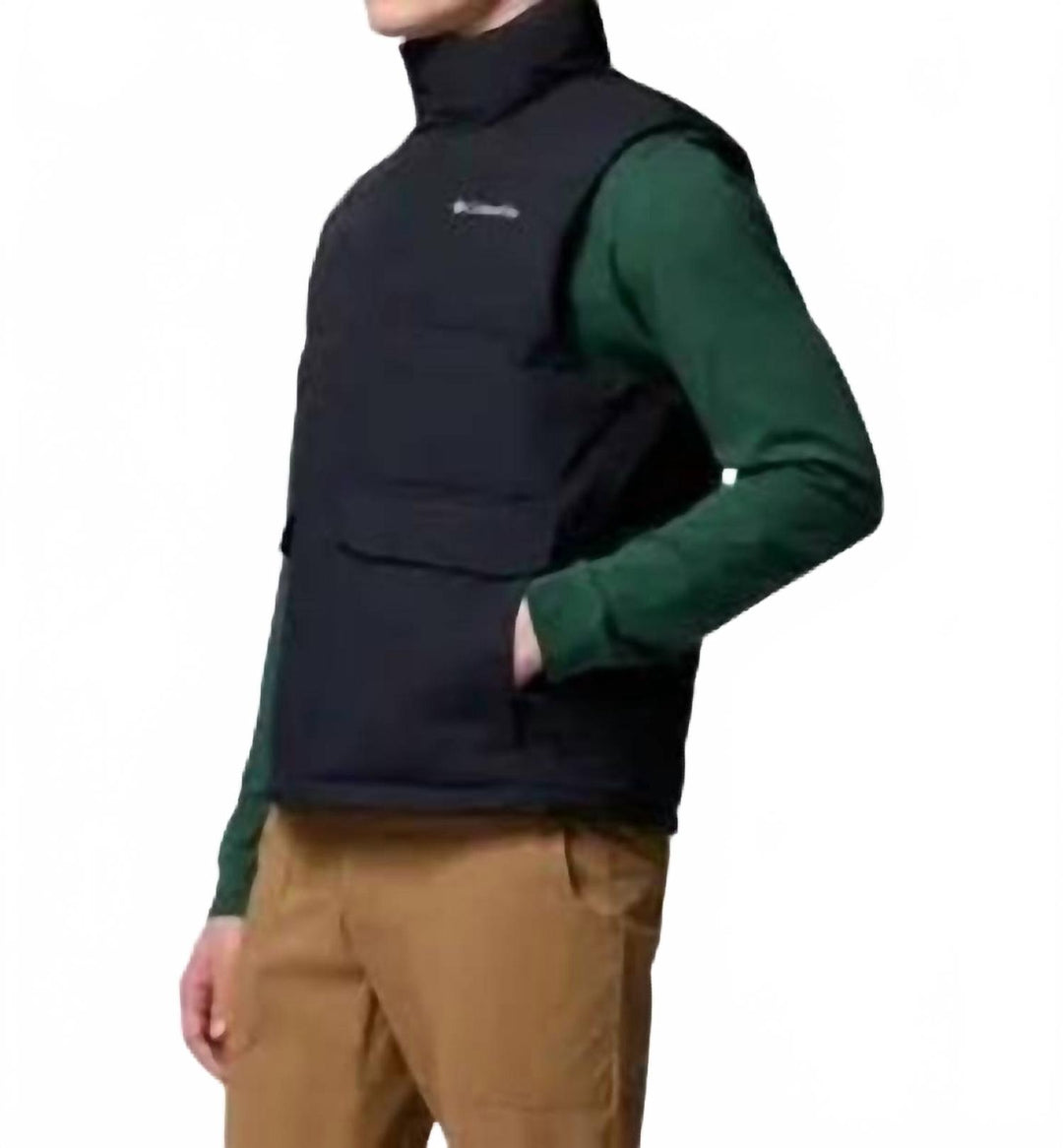 men's landroamer puffer vest in black