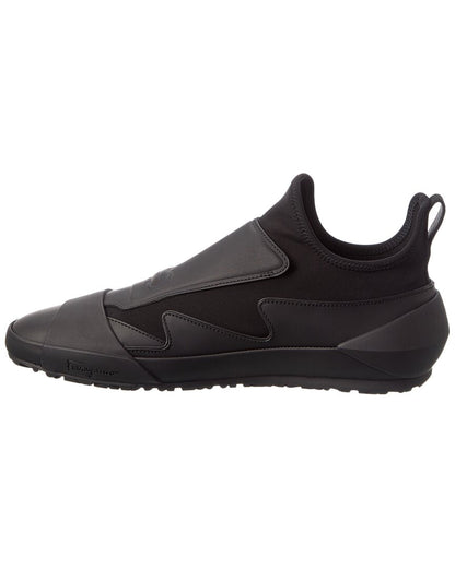 ferragamo nile leather sneaker