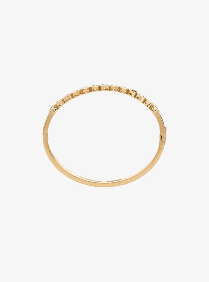 pavé heart bangle