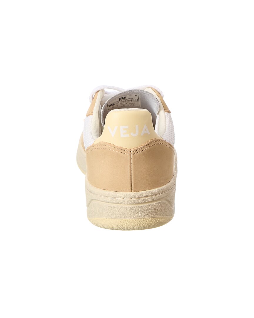 v-10 leather & mesh sneaker