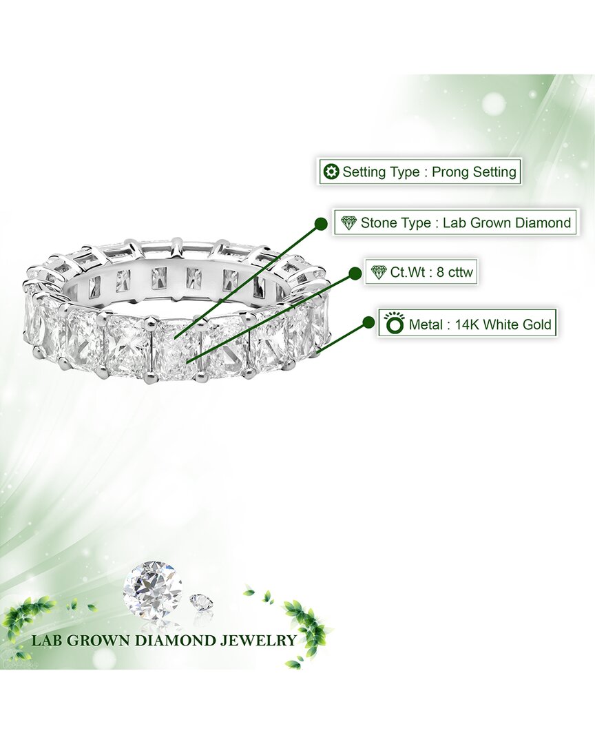 14k 8.00 ct. tw. lab-grown diamond eternity ring