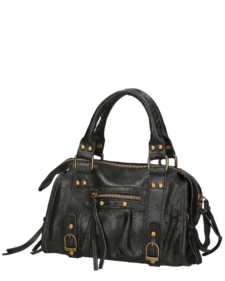 suede satchel