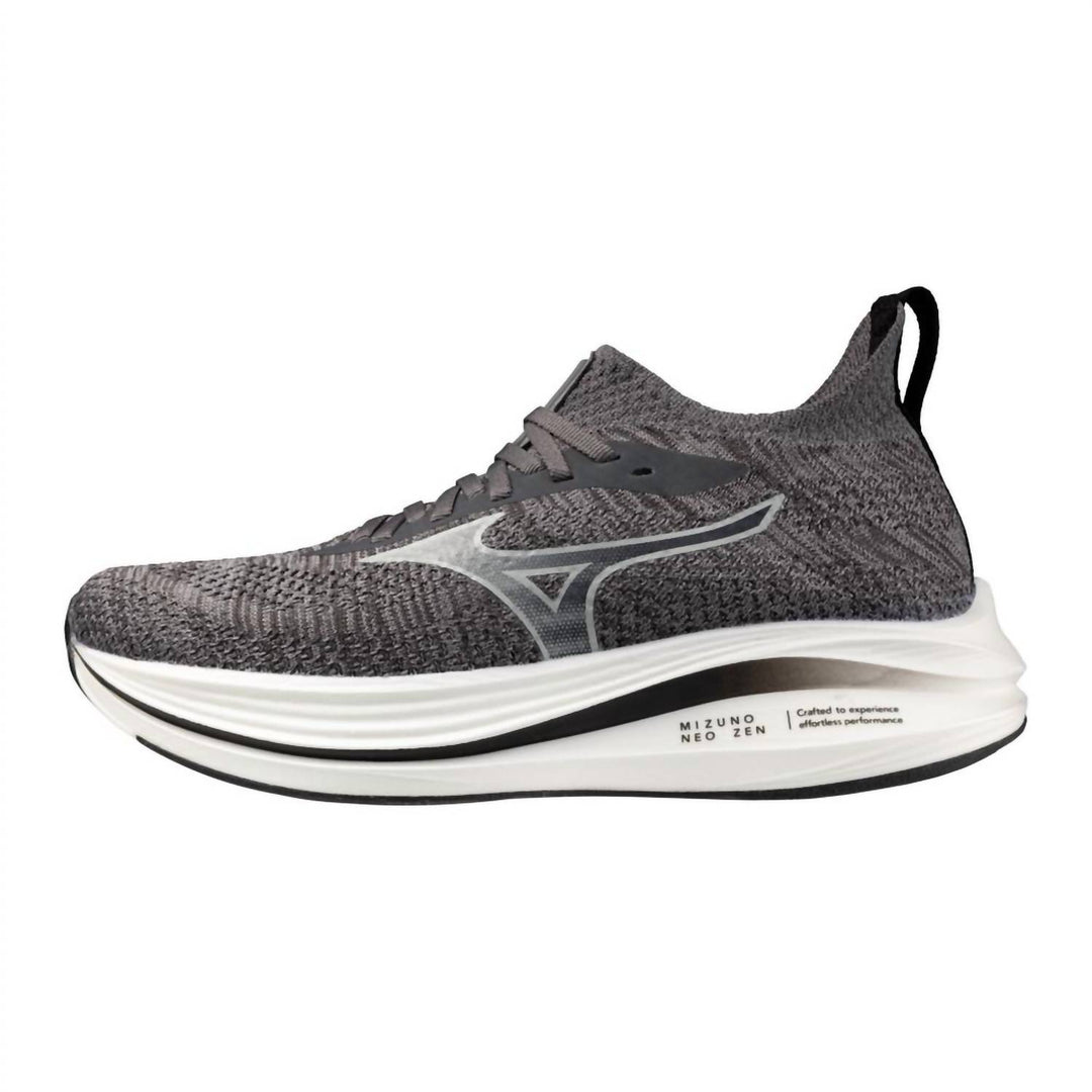 women's neo zen running shoe in black sand-quiet shade