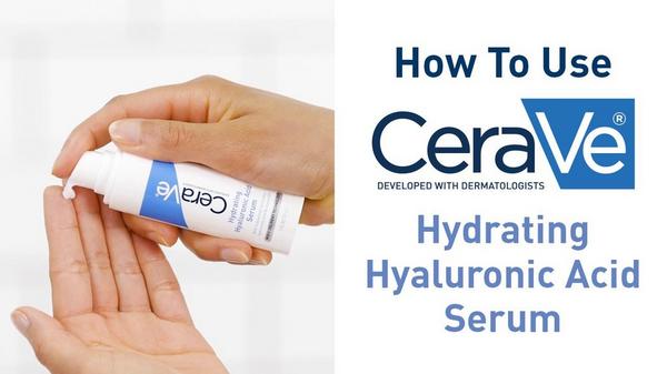 Hydrating Hyaluronic Acid Face Serum with Vitamin B5 for Dry Skin