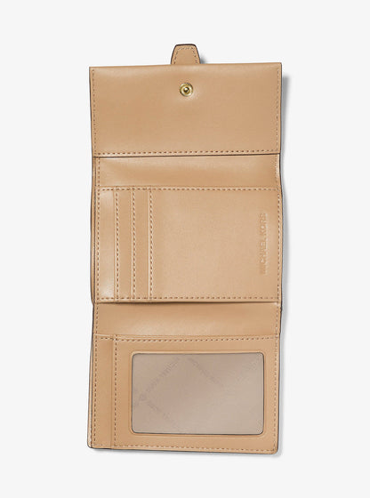 greenwich medium signature logo trifold wallet