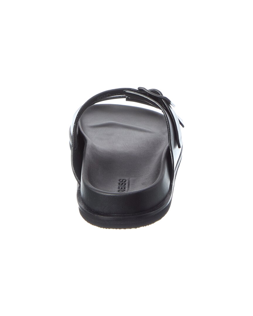 philip double strap leather shoe