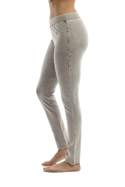 pull-on jeggins in slate