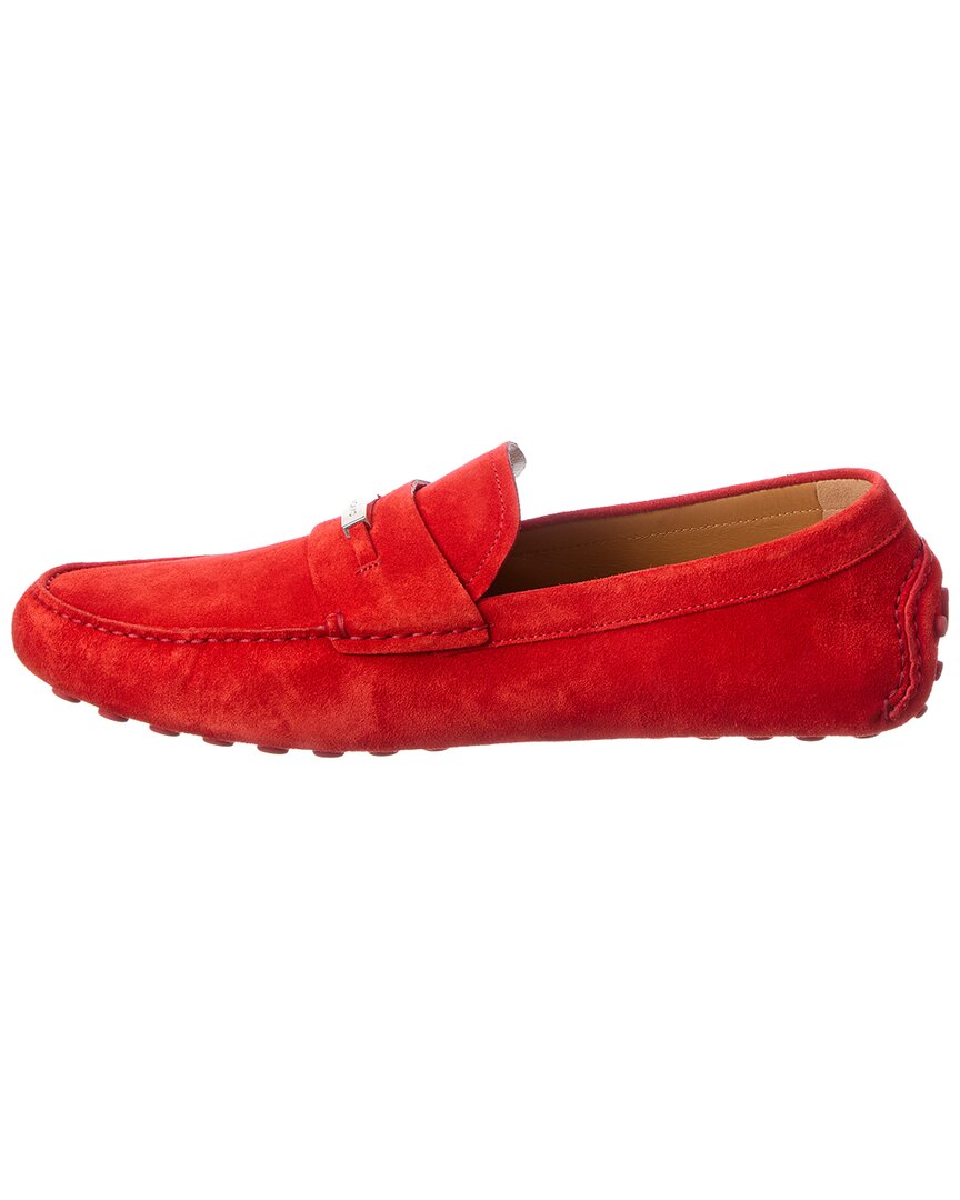 ferragamo grenoble suede loafer