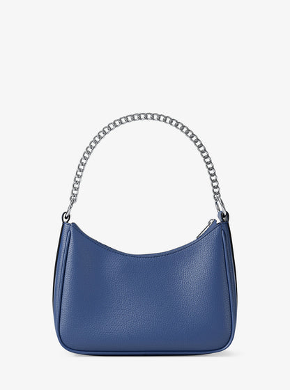 jet set large pebbled leather convertible crossbody bag