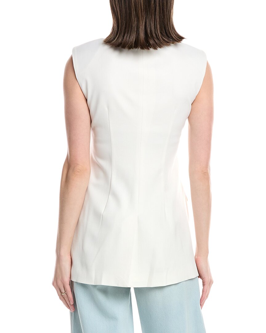 kirby reverse tailored wool-blend vest