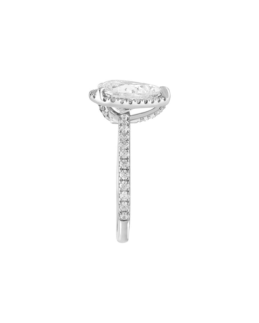 14k 2.44 ct. tw. lab-grown diamond ring
