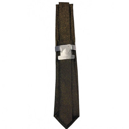 men's designer tie in black multi
