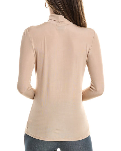 turtleneck stretch top