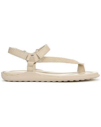summer leather-trim sandal