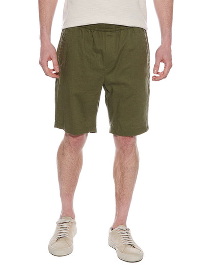 linen-blend short
