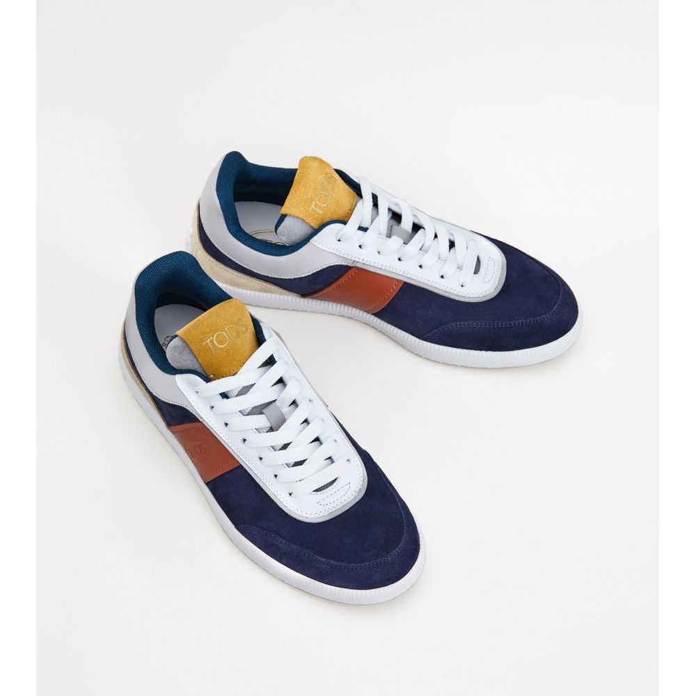 tabs sneakers in suede