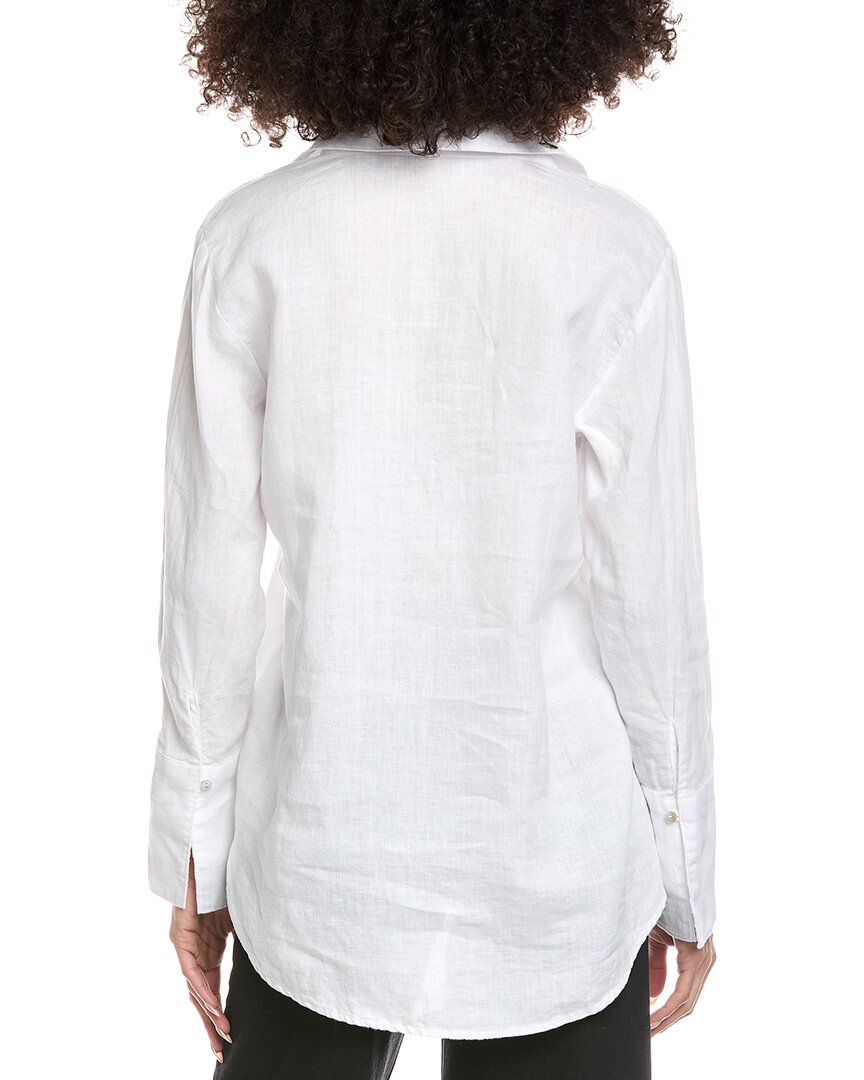 tie neck linen tunic
