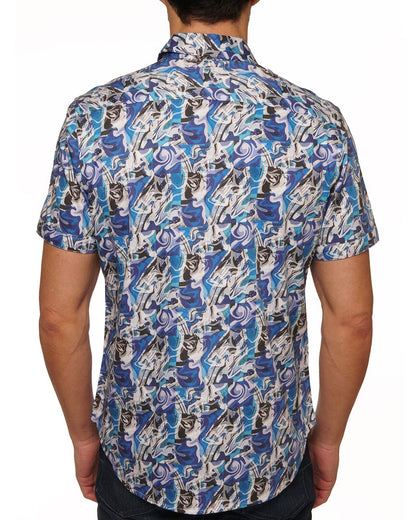 mens  flynn woven shirt, s