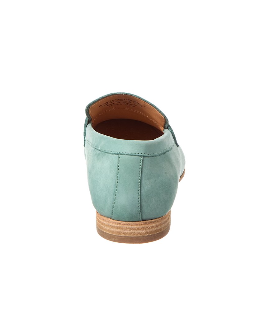 suede penny loafer