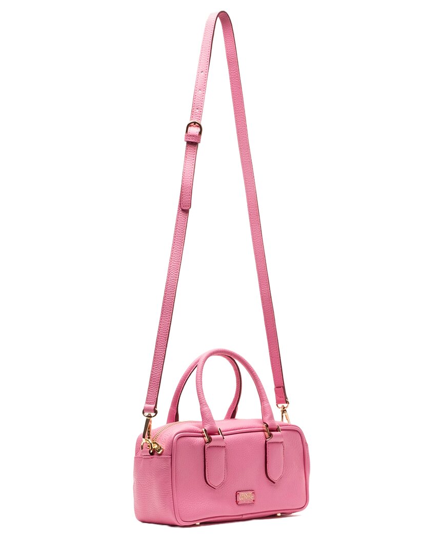paulie box tumbled leather handbag