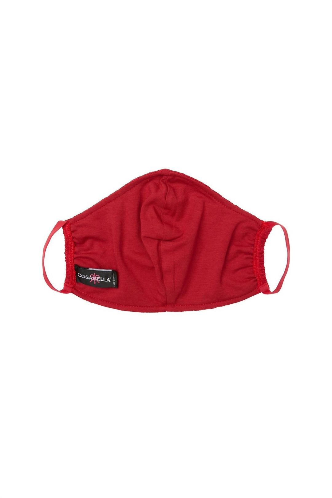 women's never say never v face mask in mystic red