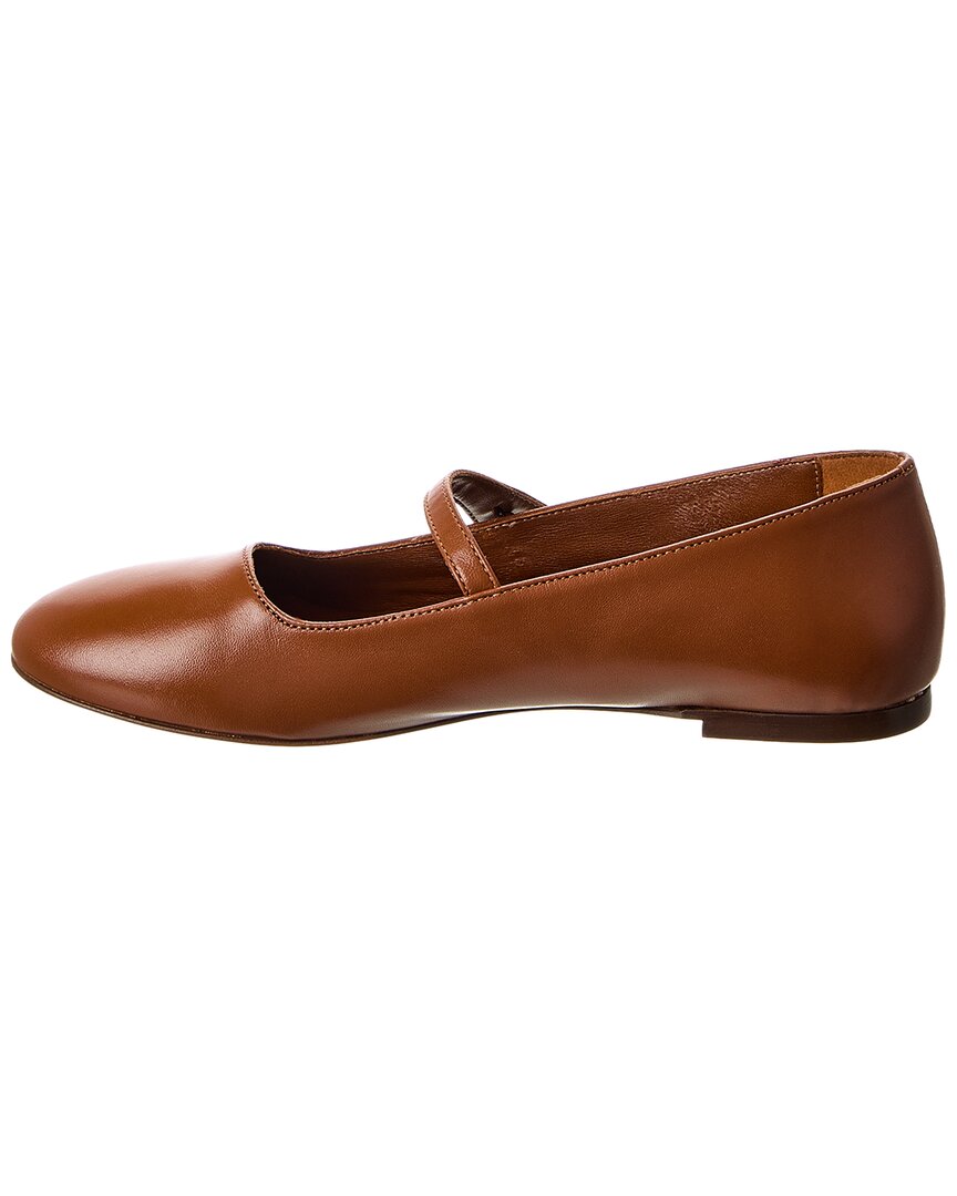 sofia leather flat