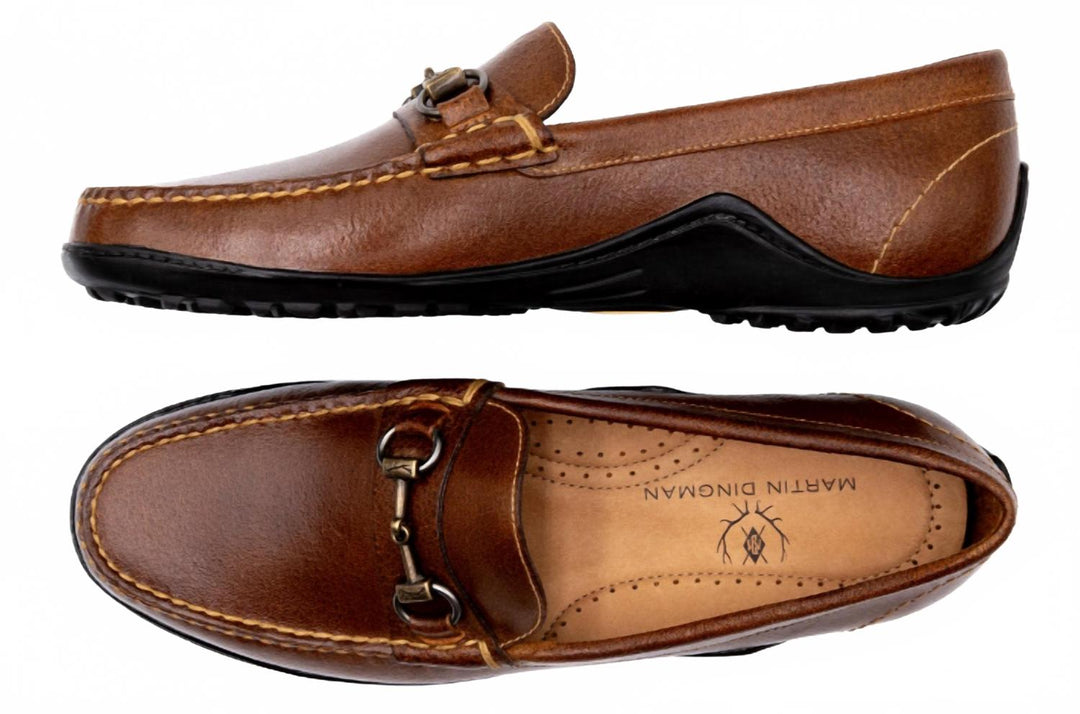 men's bill horse bit loafers in burnt cedar
