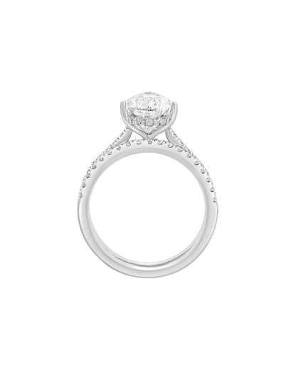 14k 2.91 ct. tw. lab-grown diamond ring