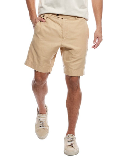 linen-blend short