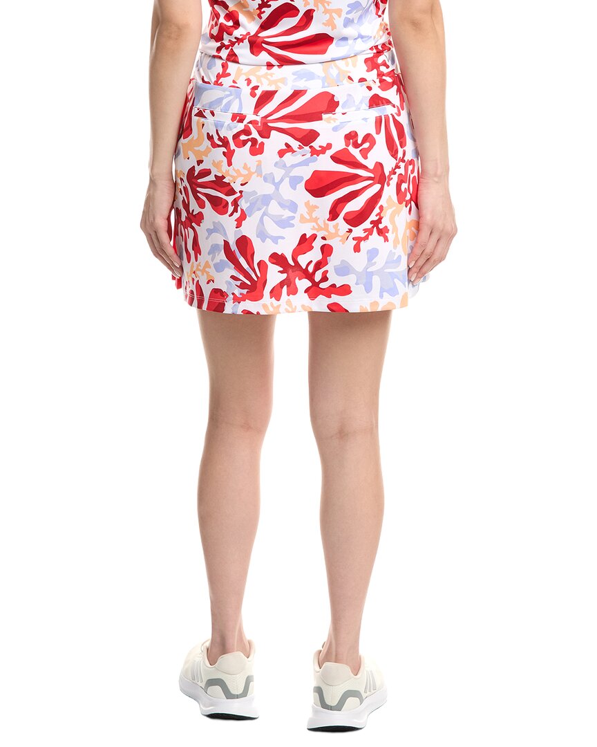 16in summer abstract floral skort