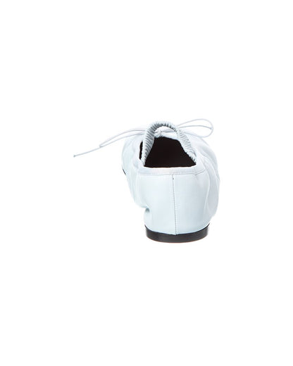 mary jane leather flat