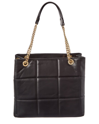 briella quilted leather tote