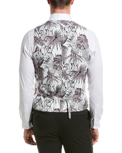 eaton slim 5-button vest