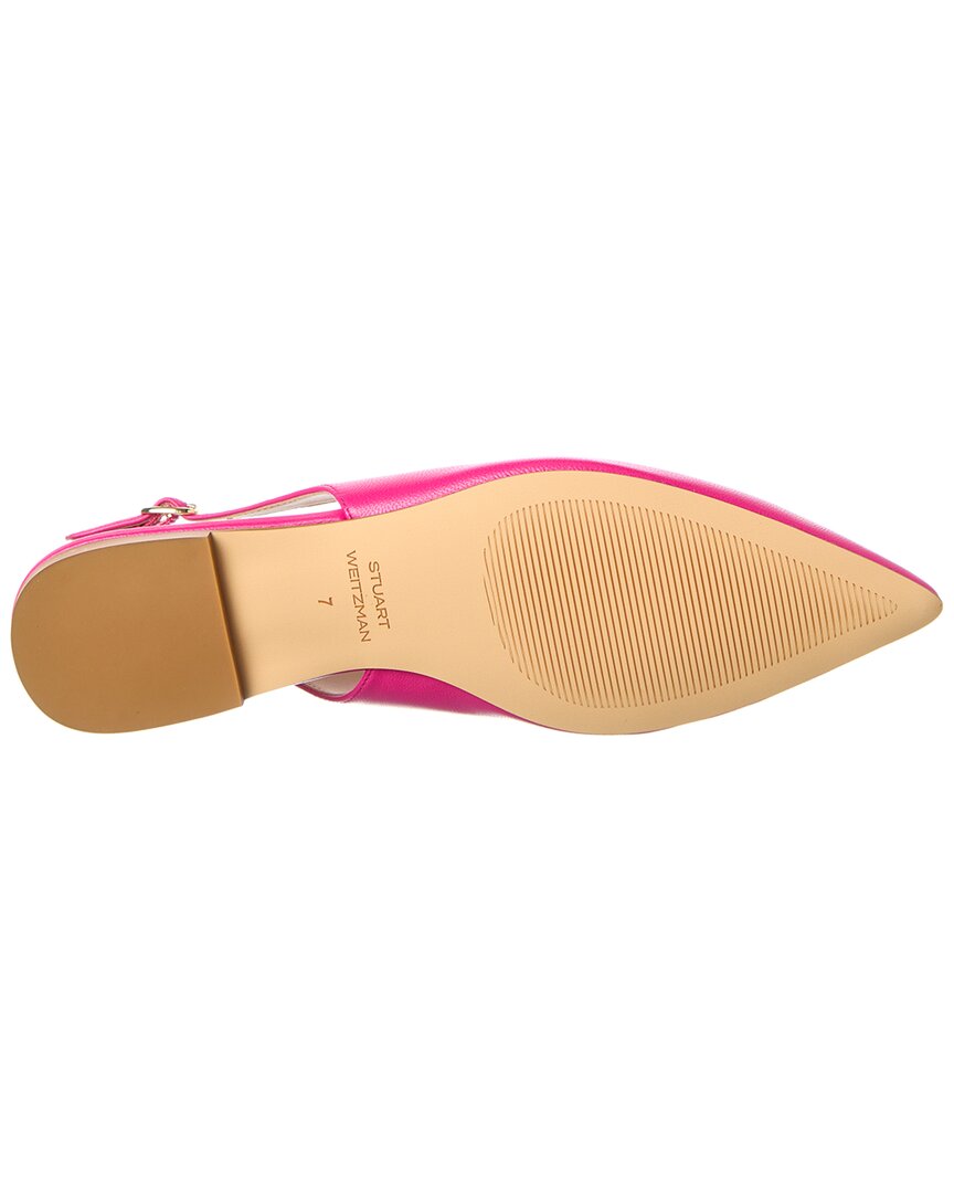 mara leather slingback flat