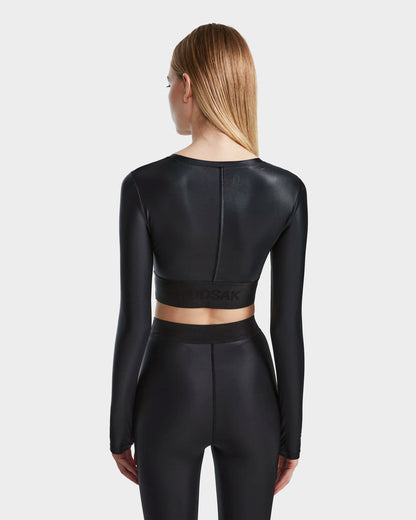 lora women's lustrous stretch top