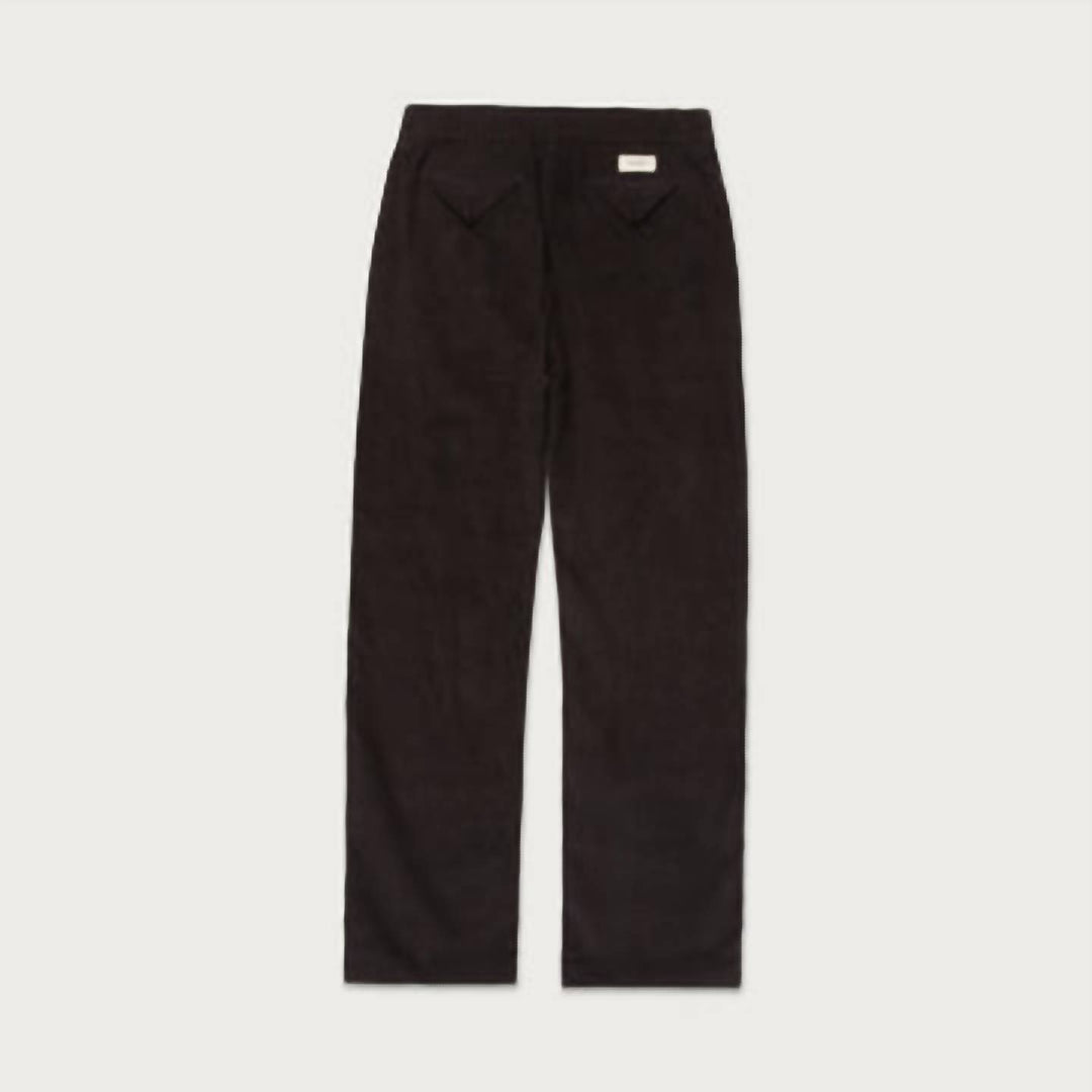 men's crease pant in black