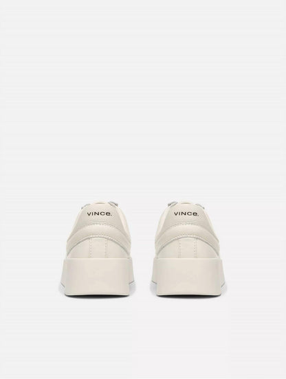 women's warren court leather sneaker in milk