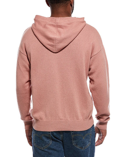 wool & cashmere-blend hooded sweatshirt