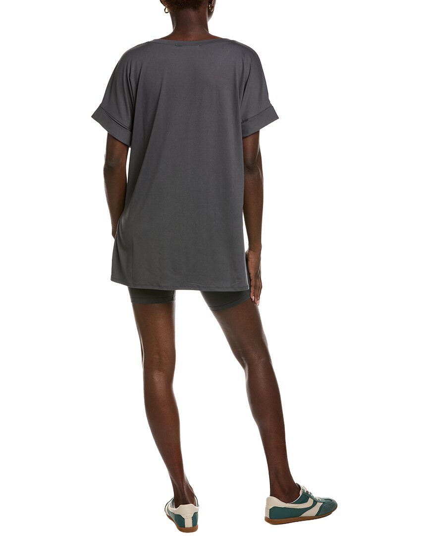2pc v-neck top & biker short set
