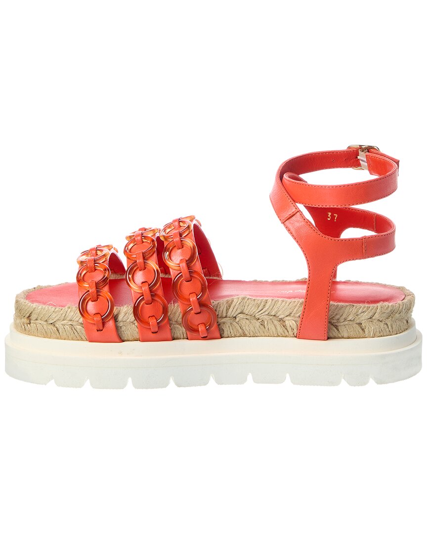 cruz ring leather platform sandal