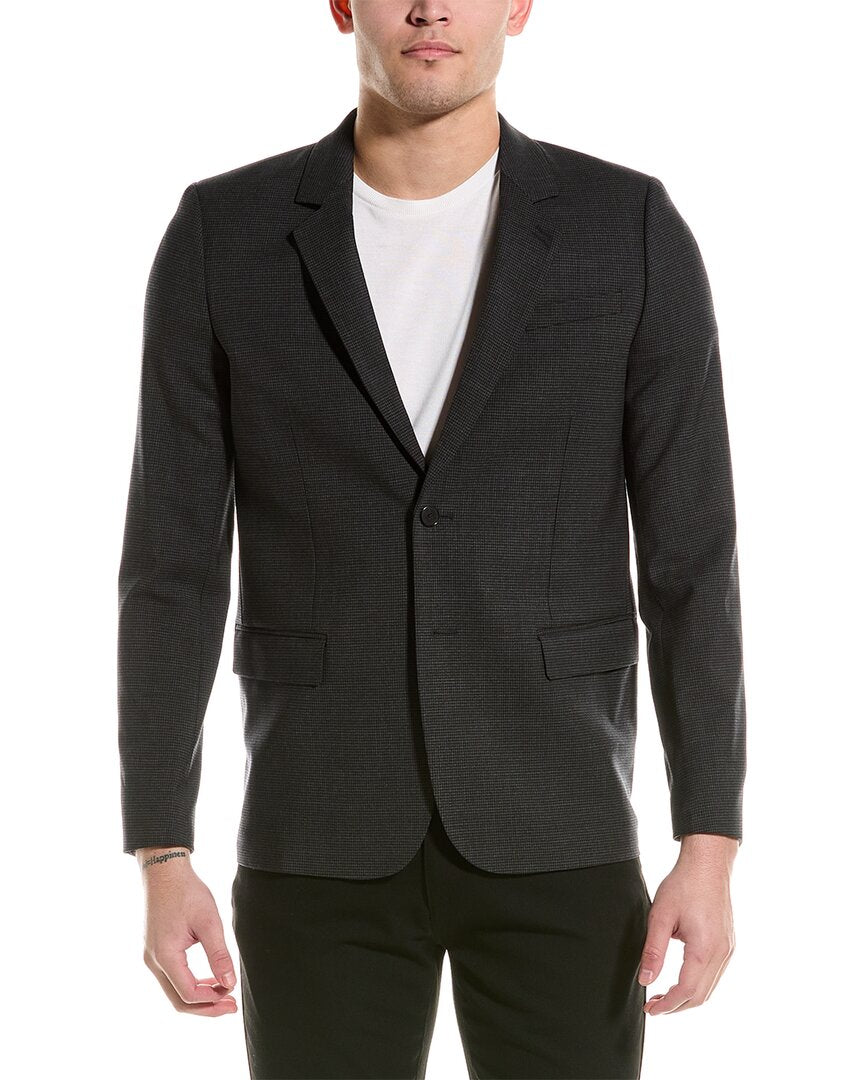 wool-blend suit jacket
