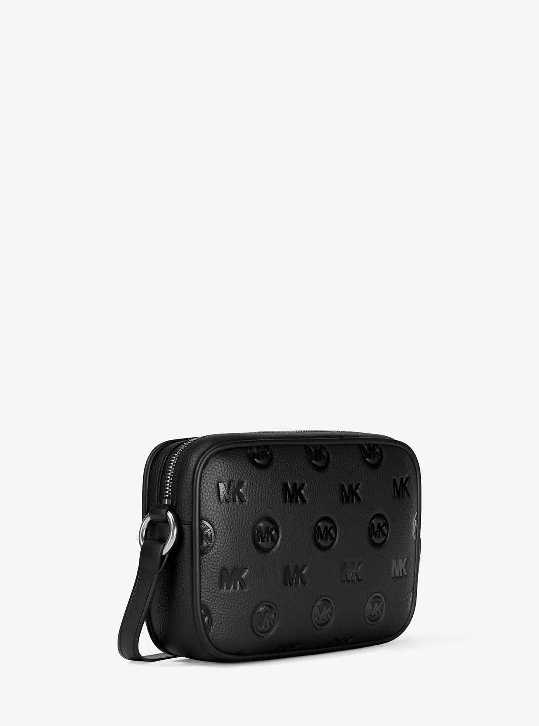 jet set travel large logo debossed camera crossbody bag