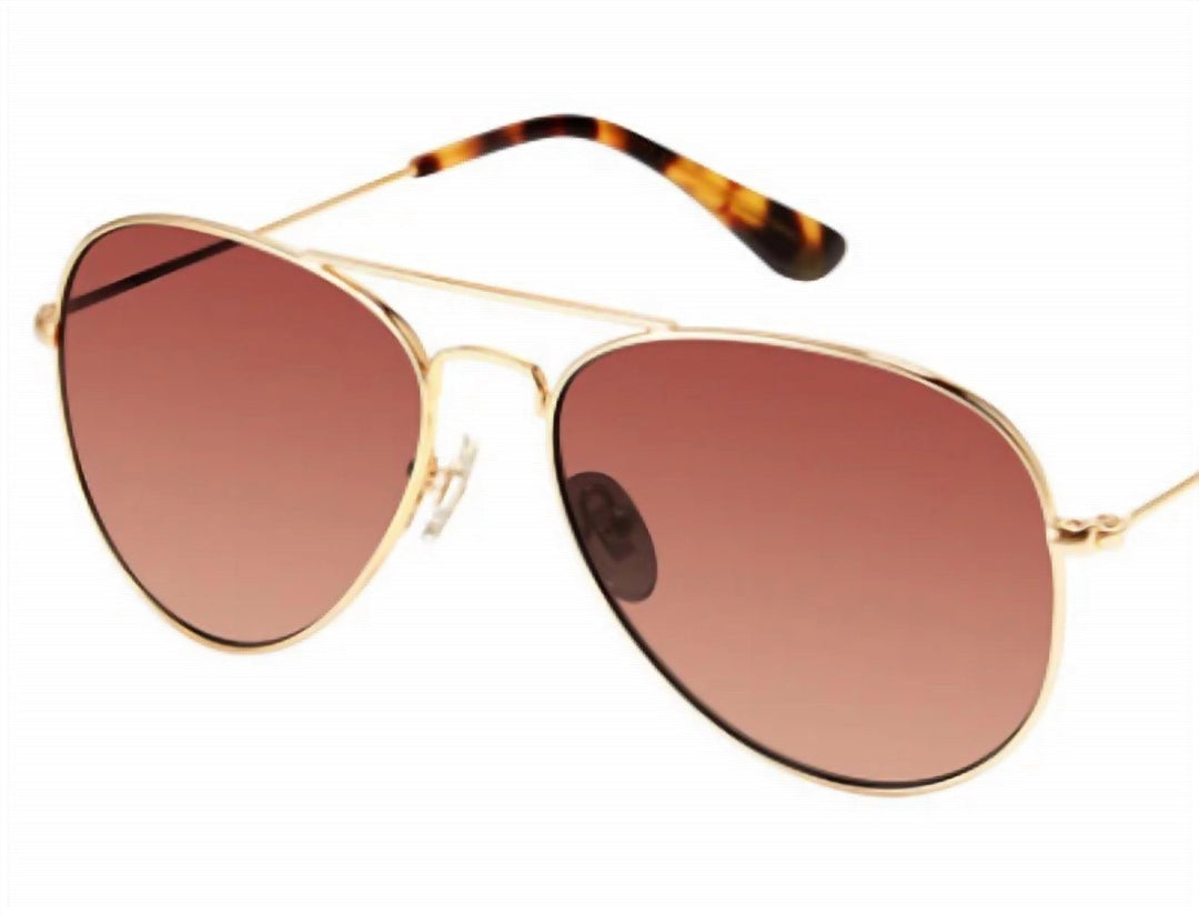 men's sdfcruz sunglasses in brushed gold