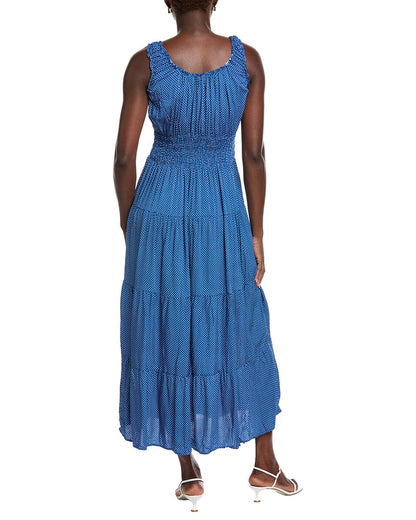 chistine dots maxi dress
