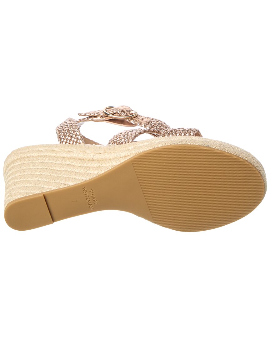briar leather espadrille wedge