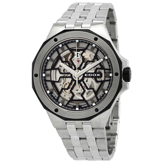 Edox, Delfin Mecano Automatic Skeleton Dial Men's Watch